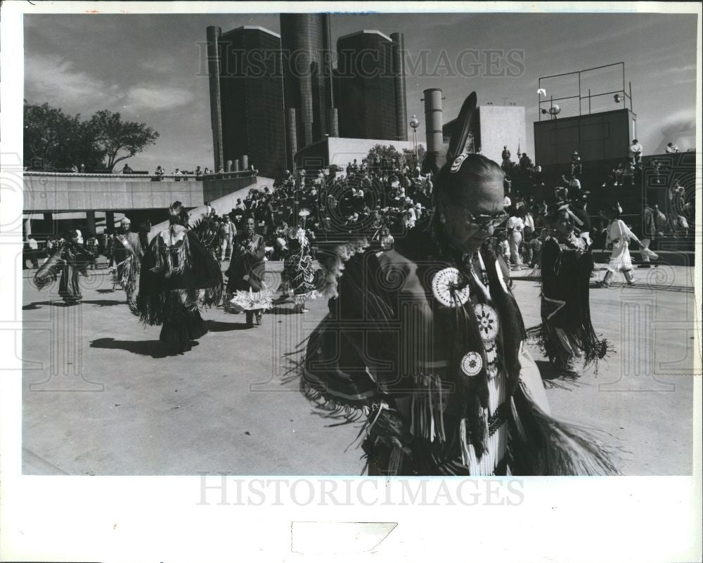 1993 Press Photo Hart Plaza - Historic Images