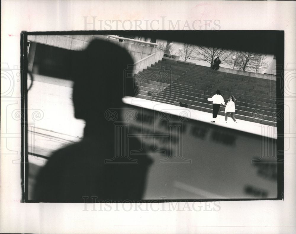 Press Photo Hart Plaza is Area - Historic Images