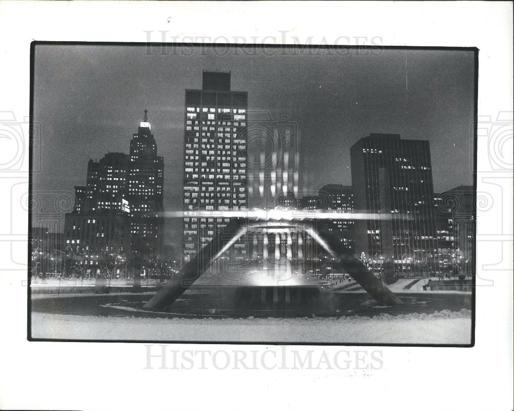 1984 Press Photo Hart Plaza - Historic Images