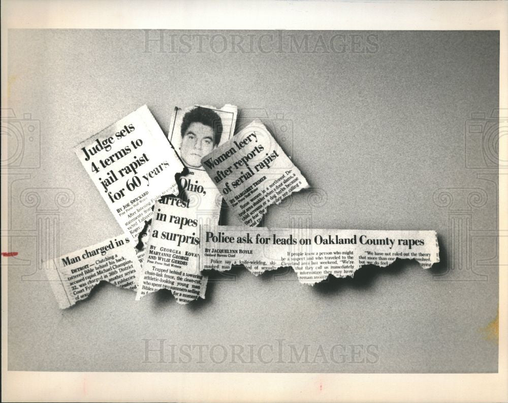 1988 Press Photo Serial rape, Birmingham police - Historic Images