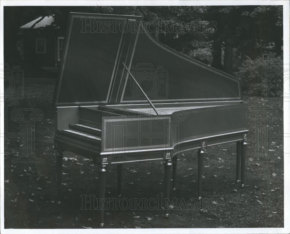 Press Photo harsichord virginal spinet keyboard - Historic Images