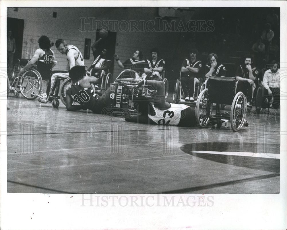 1976 Press Photo Wheelchair - Historic Images