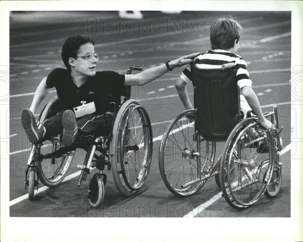 1995 Press Photo Handicapped Sports Nancy Anderson - Historic Images