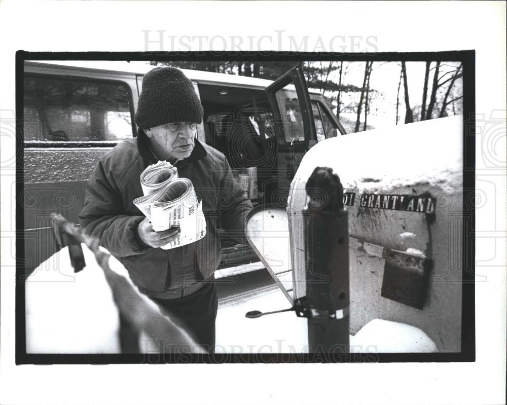 1992 Press Photo Joe Siefman Handicapped - Historic Images