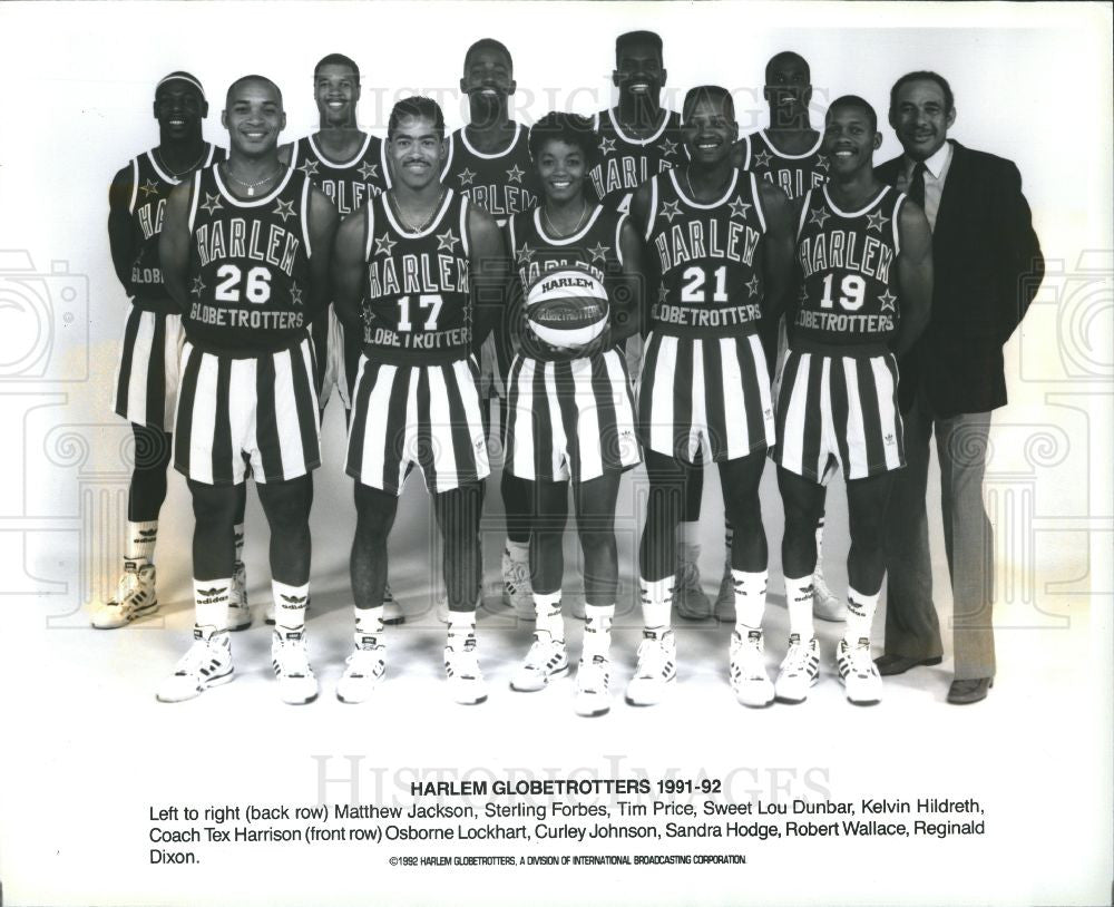 1995 Press Photo exhibition basketball team - Historic Images