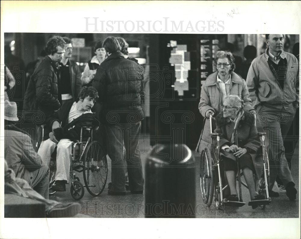 1981 Press Photo Handicapped - Historic Images