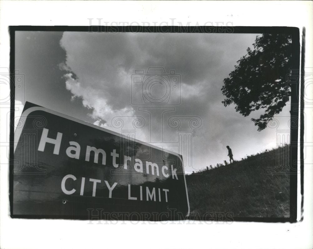 1990 Press Photo city - Historic Images