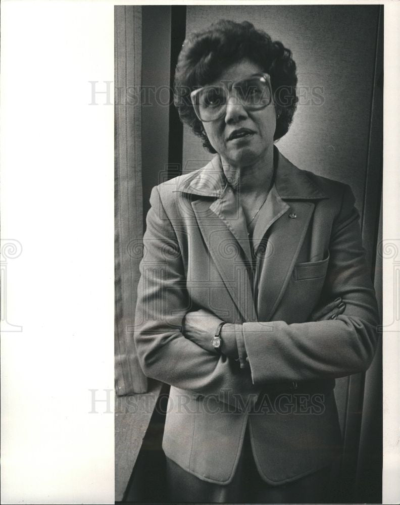 1984 Press Photo Lorain Thomas Chairwoman - Historic Images