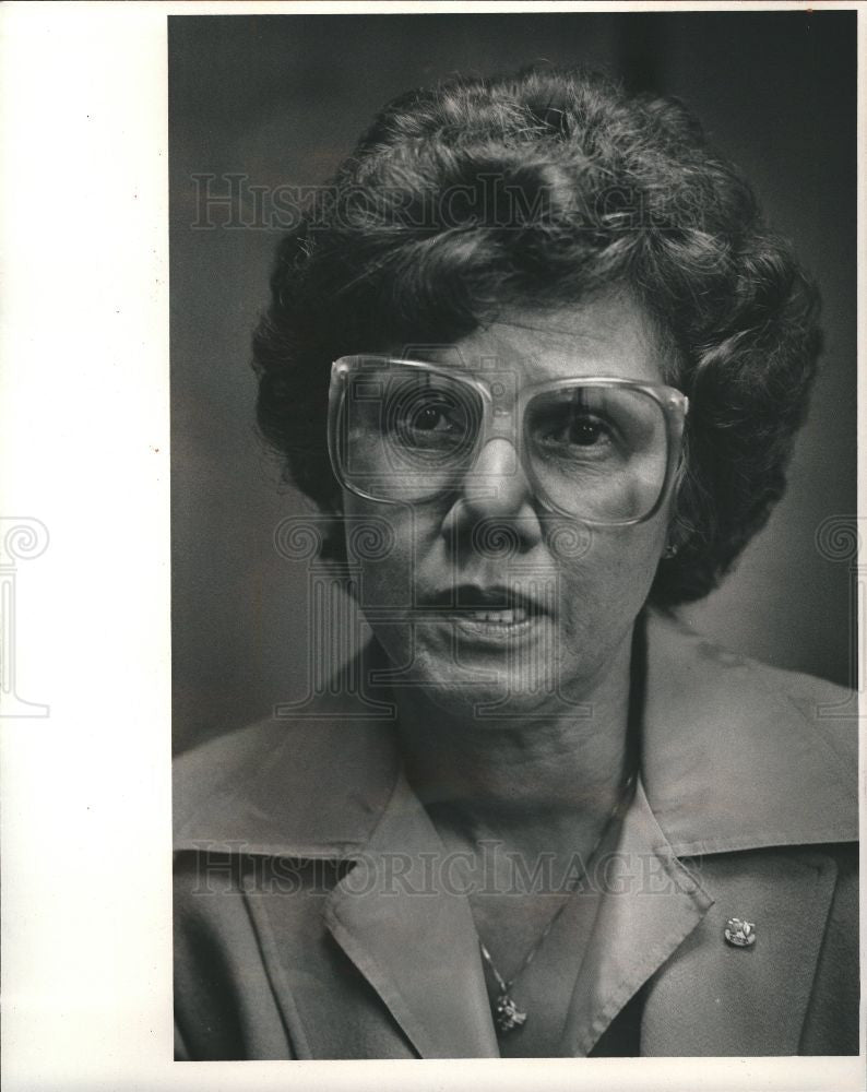 1984 Press Photo Loraine Thomas 1st district GOP chair - Historic Images