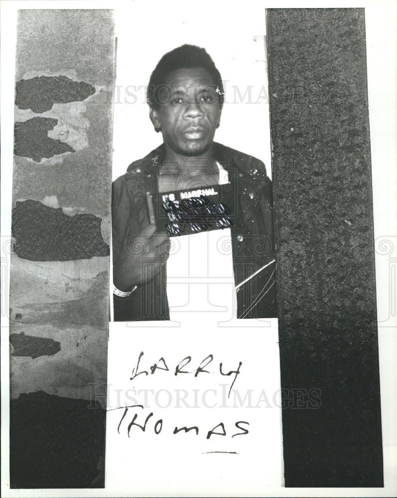 1991 Press Photo Larry Thomas Criminal - Historic Images