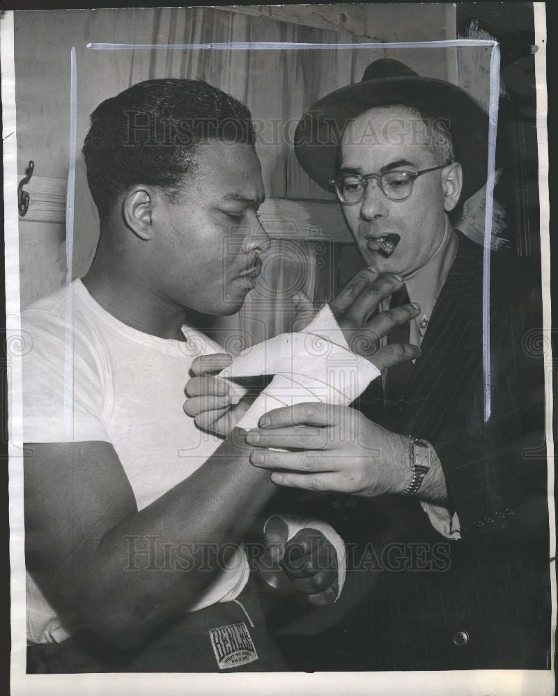 1946 Press Photo Sid Terris Heavyweight John Thomas - Historic Images