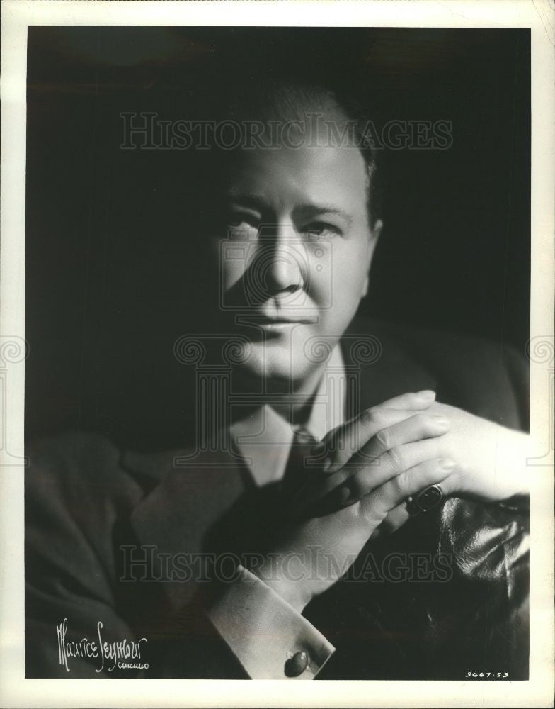 1943 Press Photo John Charles Thomas Baritone - Historic Images