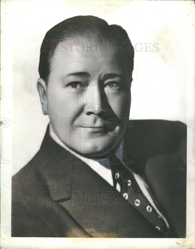 1944 Press Photo John Charles Thomas Baritone Opera - Historic Images