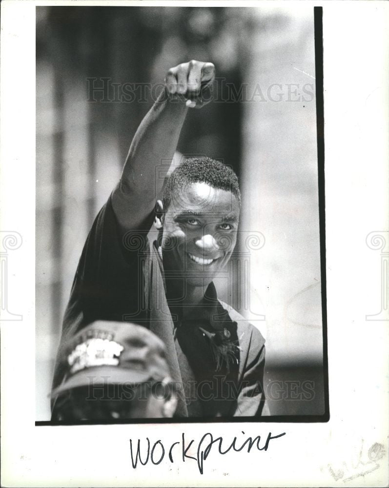 1990 Press Photo Isiah Thomas basketball coach - Historic Images