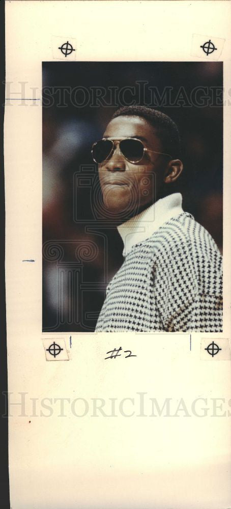 1990 Press Photo Isiah Thomas Basketball Coach - Historic Images