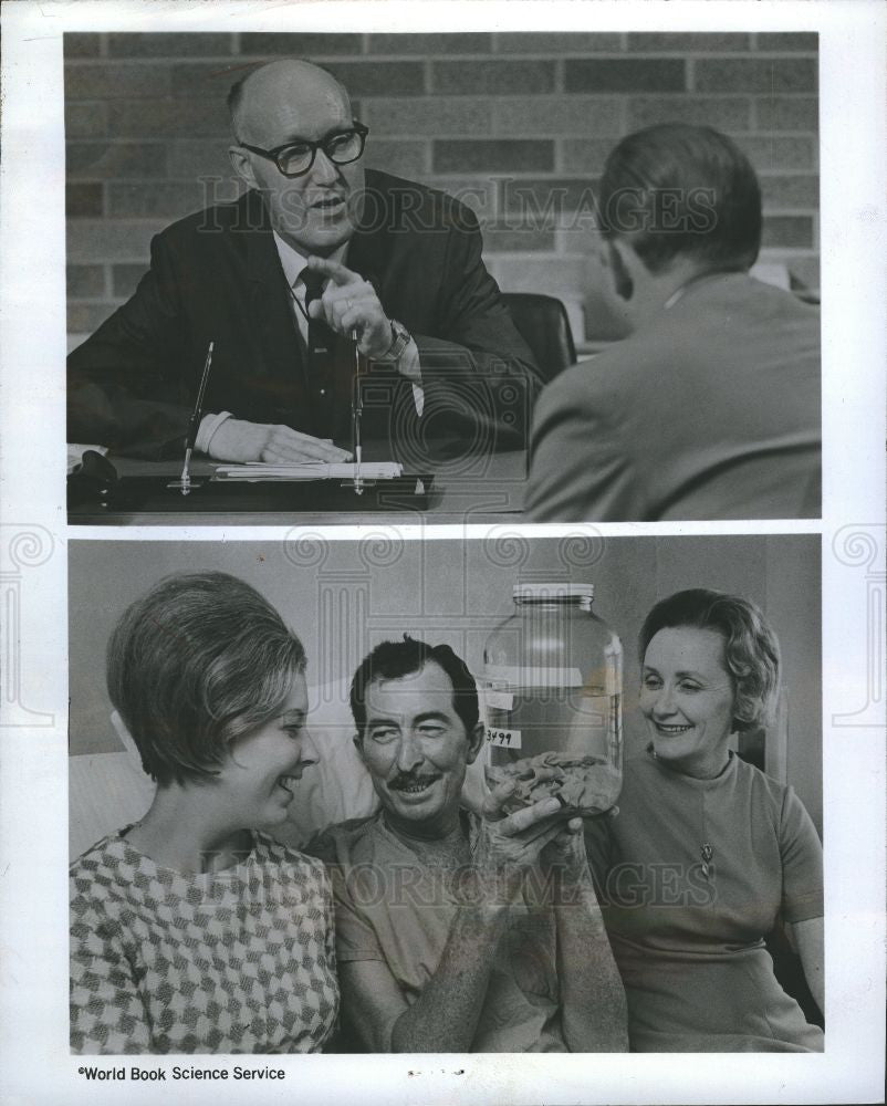 1968 Press Photo Everett Clarc Thomas, Trust officer - Historic Images
