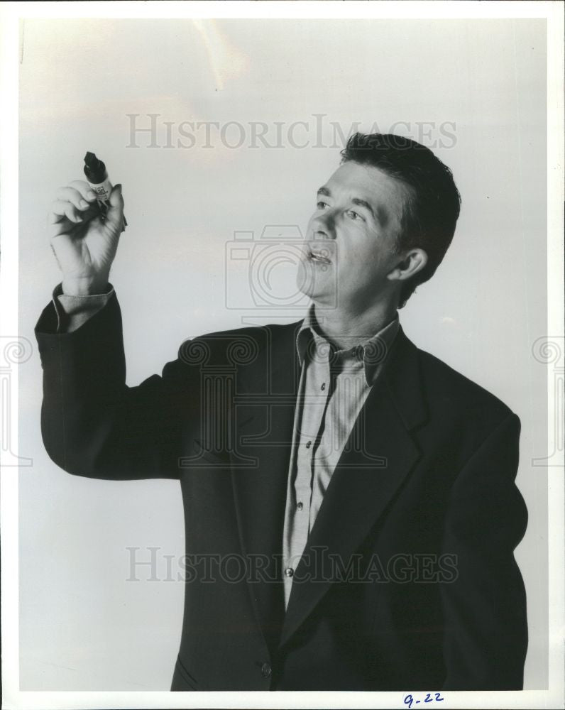 Press Photo Alan Thicke TV Game Show Pictionary - Historic Images