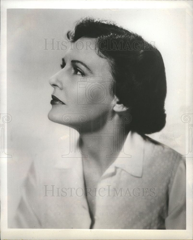 1954 Press Photo Madge Evans The Desperate Ones NBC-TV - Historic Images
