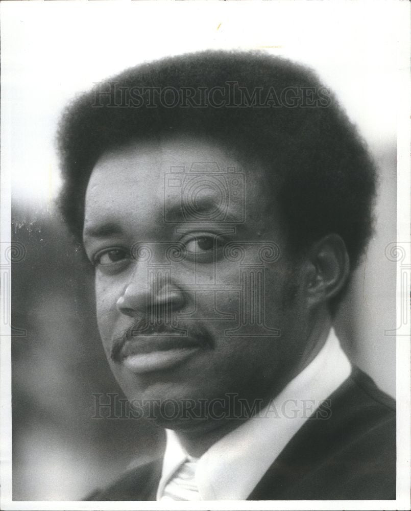 1981 Press Photo Judge Robert Evans - Historic Images