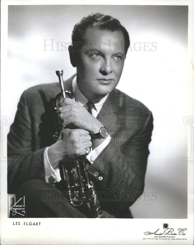 1963 Press Photo Les Elgart Jazz Trumpeter - Historic Images