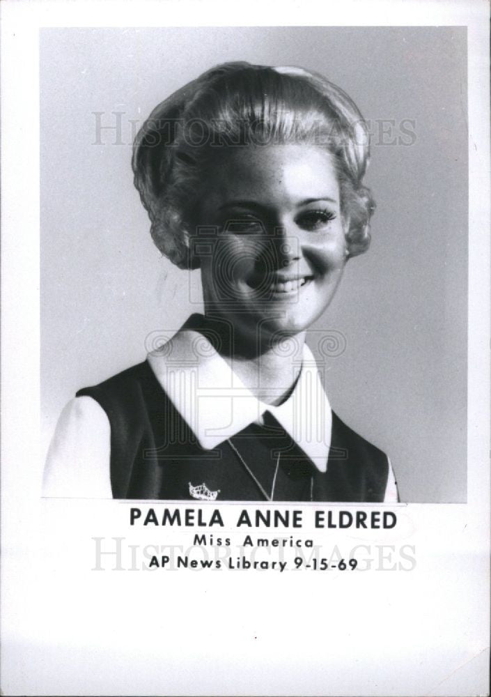 1969 Press Photo Pamela Anne Eldred Miss America - Historic Images