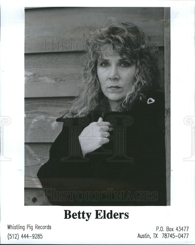 1993 Press Photo Singer &Songwriter Betty Elders' - Historic Images