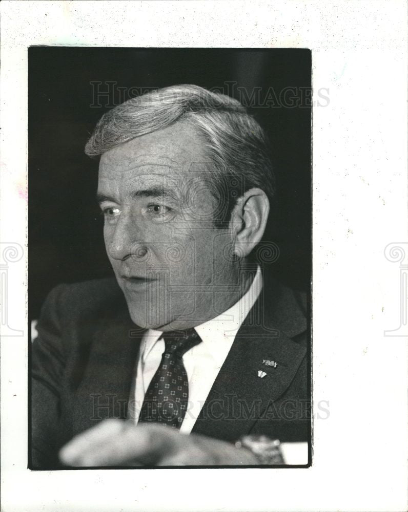 1983 Press Photo Jerry Falwell fundamentalist pastor - Historic Images