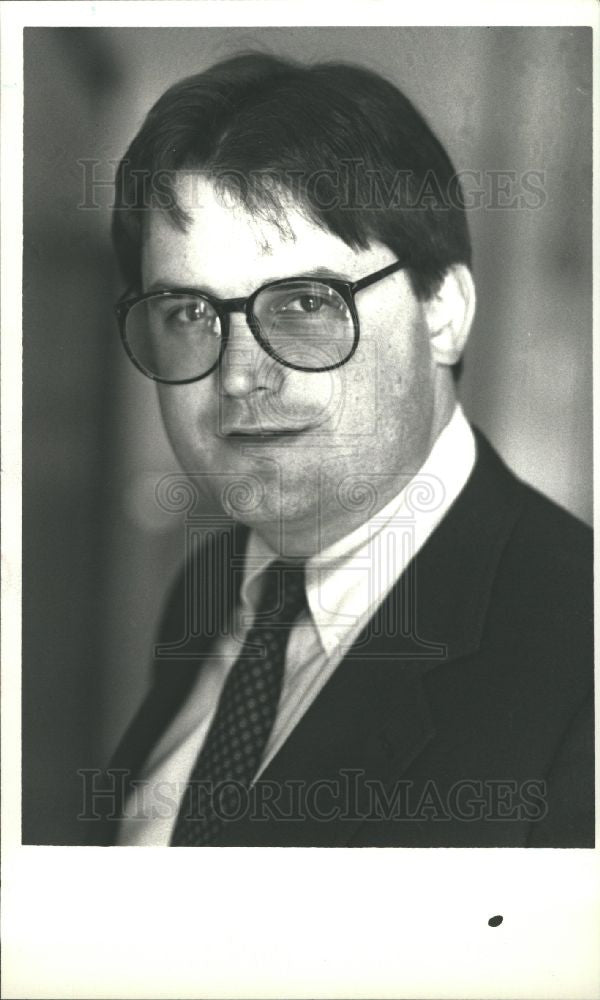1988 Press Photo Gilsenan Michigan conservative Union. - Historic Images