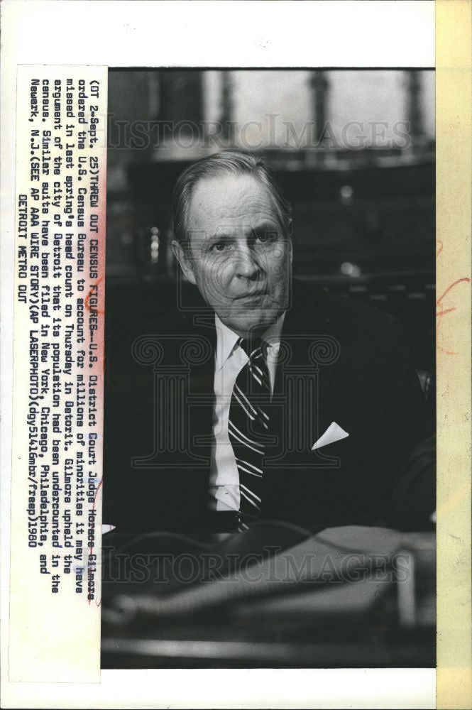 1983 Press Photo Judge W. Horace Gilmore - Historic Images
