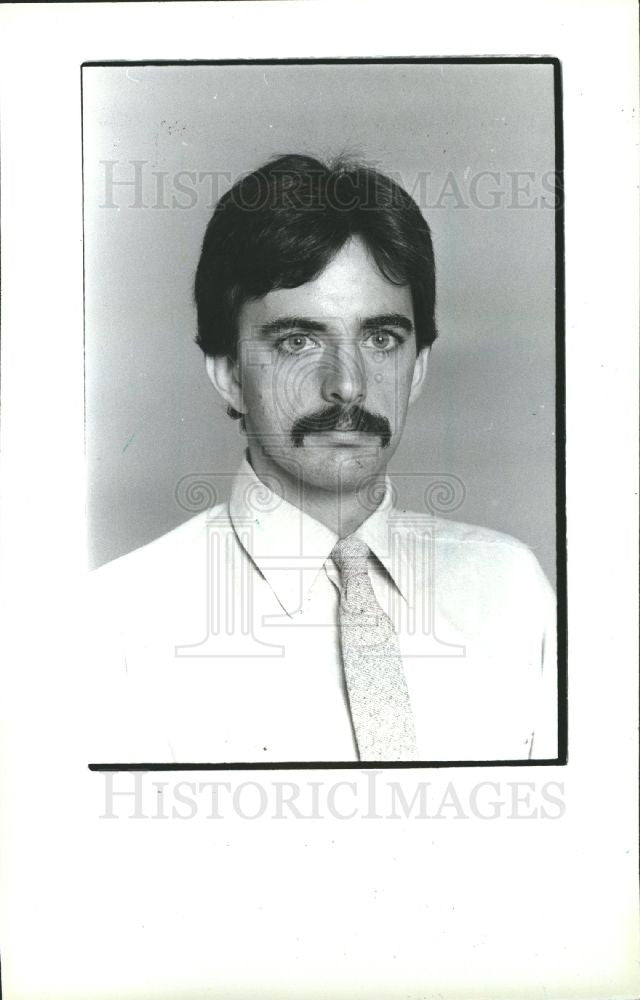 1992 Press Photo David Everett, Journalist - Historic Images