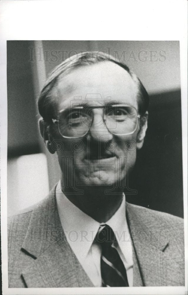 1989 Press Photo Harold Gazan public servant - Historic Images