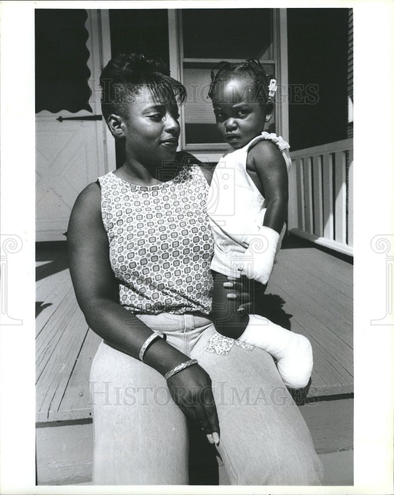 1992 Press Photo Bianca Gaskin Liachone Welch - Historic Images