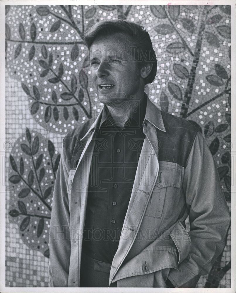 1970 Press Photo John Gary, Actor - Historic Images