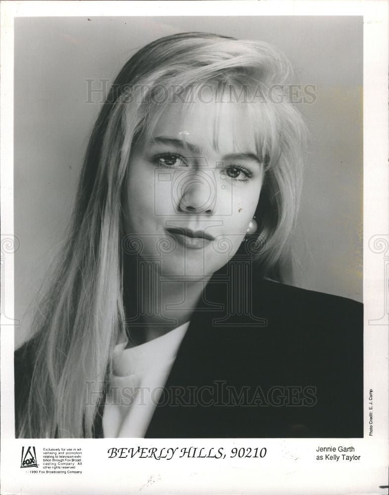 1991 Press Photo Jennie Garth as Kelly Taylor. - Historic Images