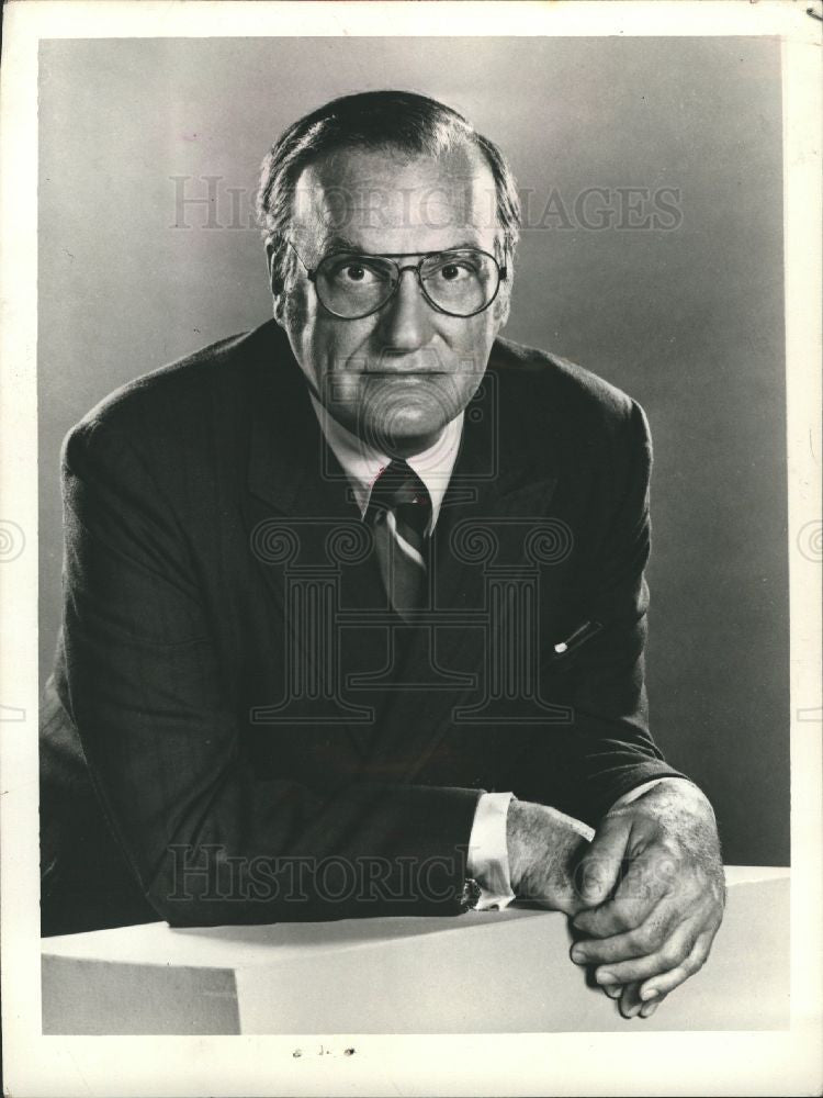 1971 Press Photo Dave Garroway NBC Host - Historic Images