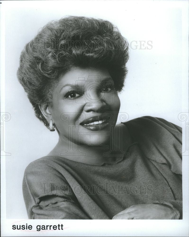 1984 Press Photo Susie GarrettAmerican actress - Historic Images