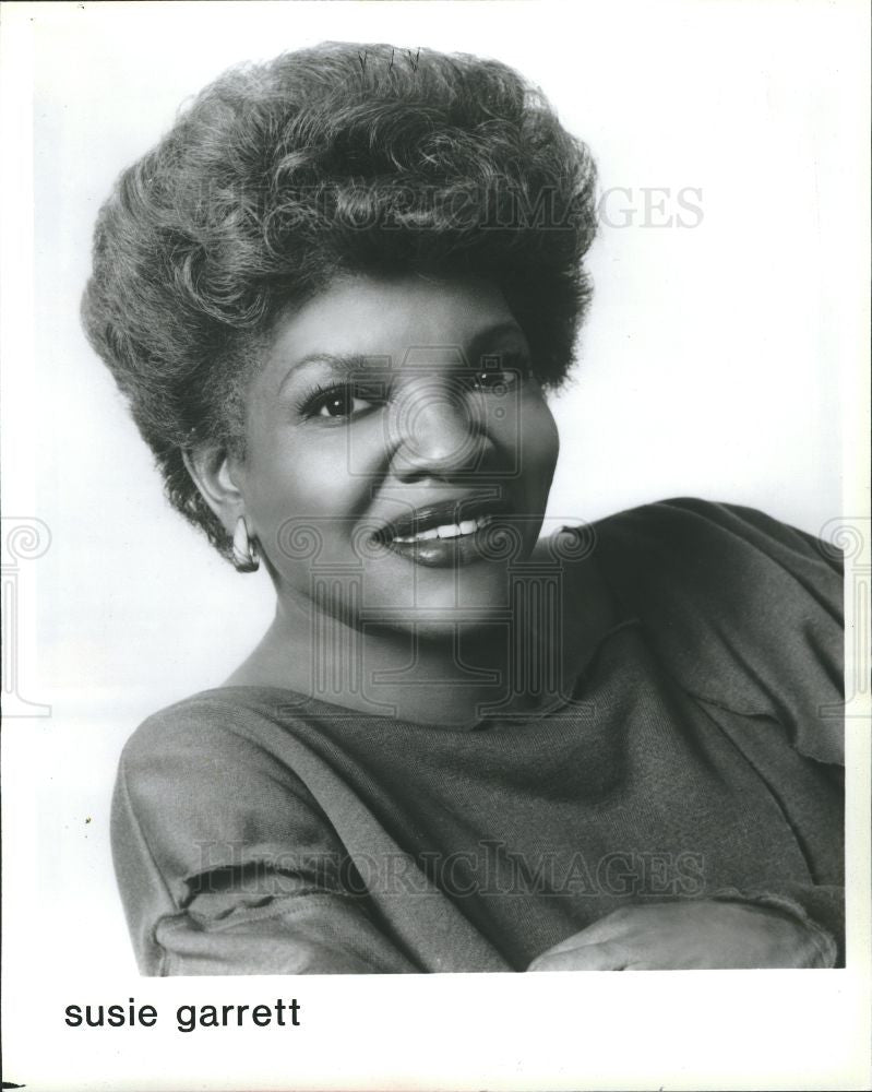 1990 Press Photo susie garrett actress comedienne - Historic Images