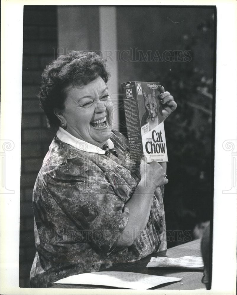 Purina Meow Mix Commercial 1980 1979 Press Photo Patsy Garrett