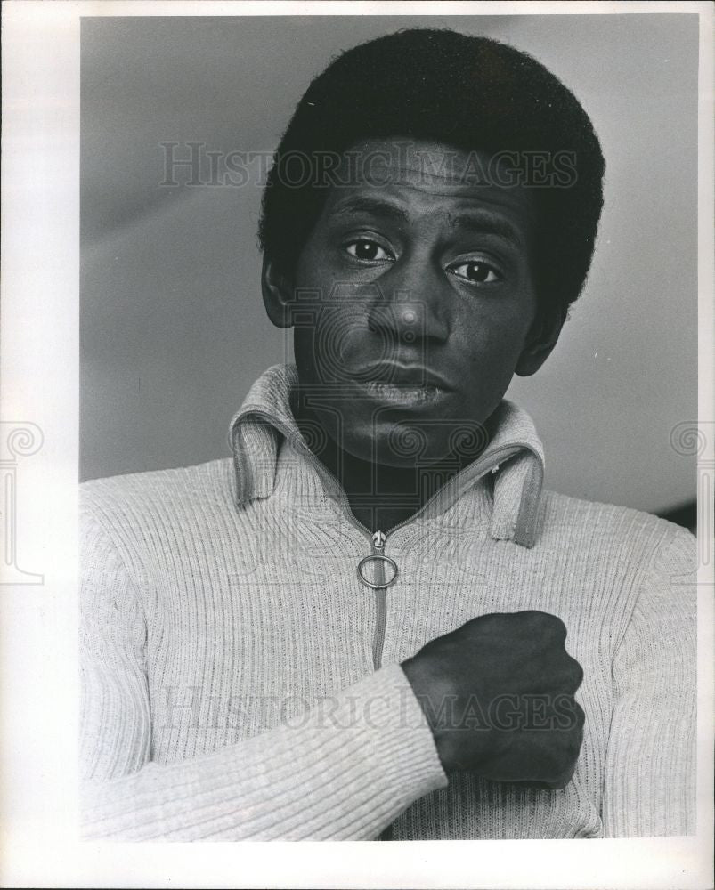 1979 Press Photo Stu Gillian young black man sweater - Historic Images