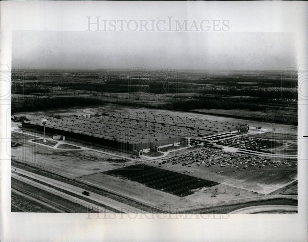 Press Photo Ford Motor Woodhaven Stamping Plant - Historic Images