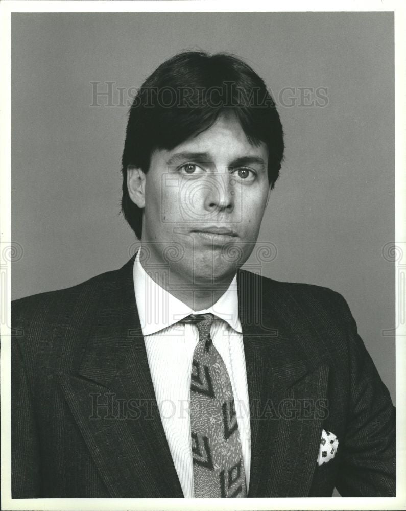 1988 Press Photo Rick Gillette Program Director Radio - Historic Images