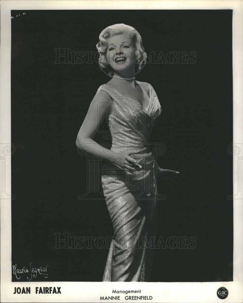1962 Press Photo Joan Fairfax - Singer - Historic Images