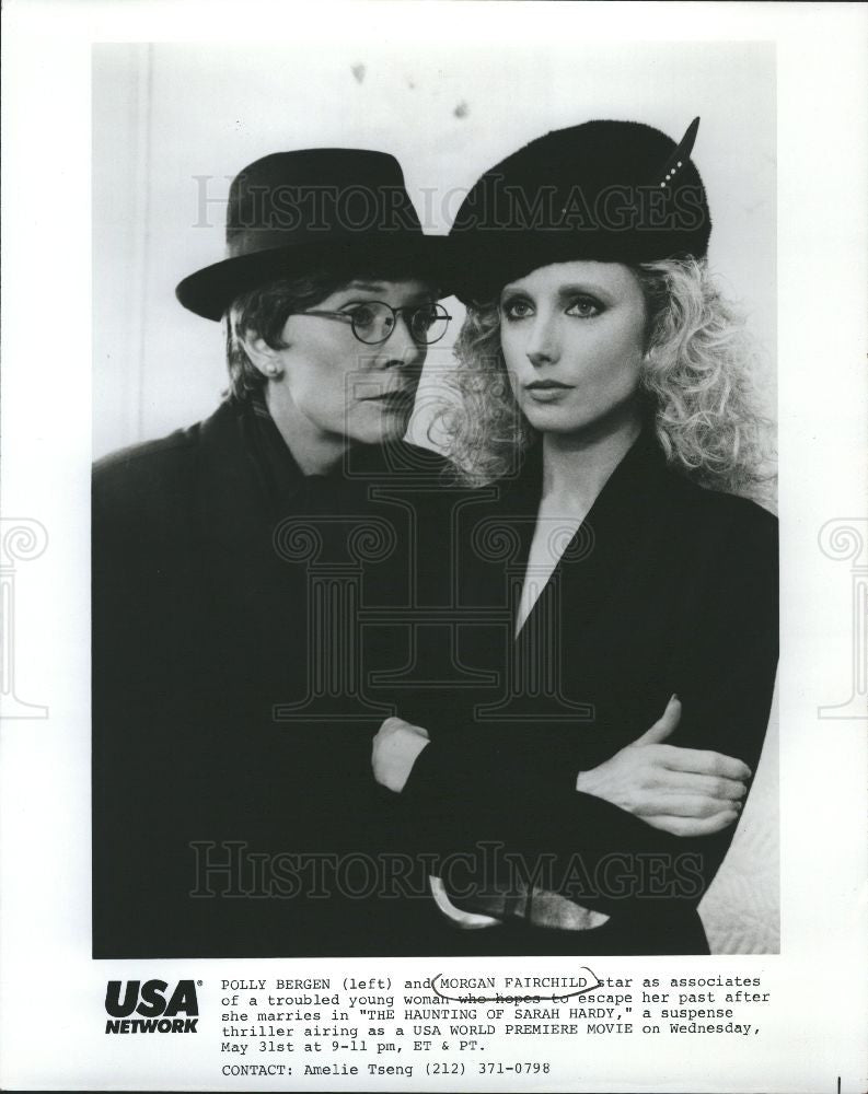 1989 Press Photo morgan fairchild actress - Historic Images
