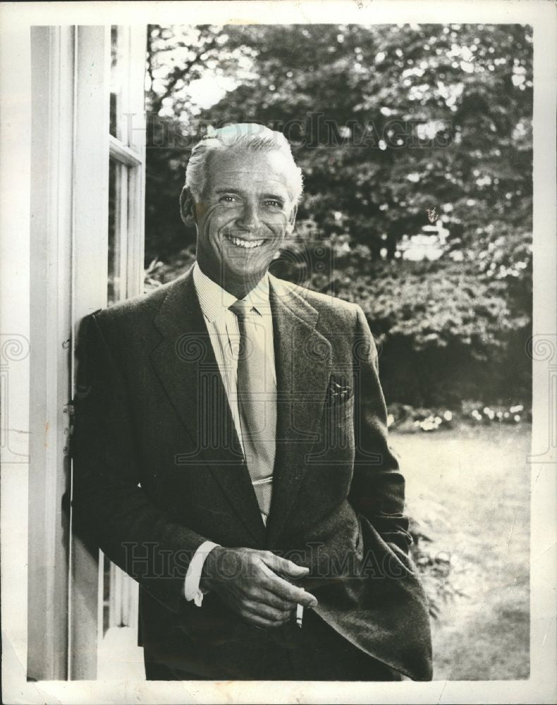 1959 Press Photo Douglas Fairbanks Navy Officer Actor - Historic Images
