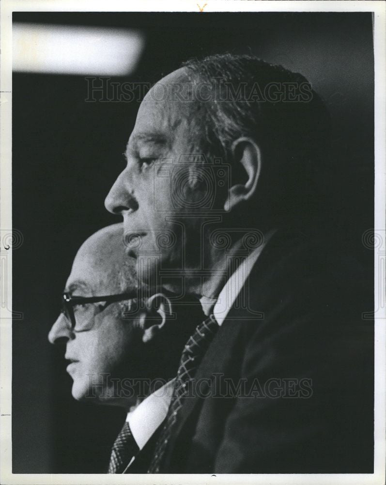 1980 Press Photo Ephraim Evron Diplomat - Historic Images
