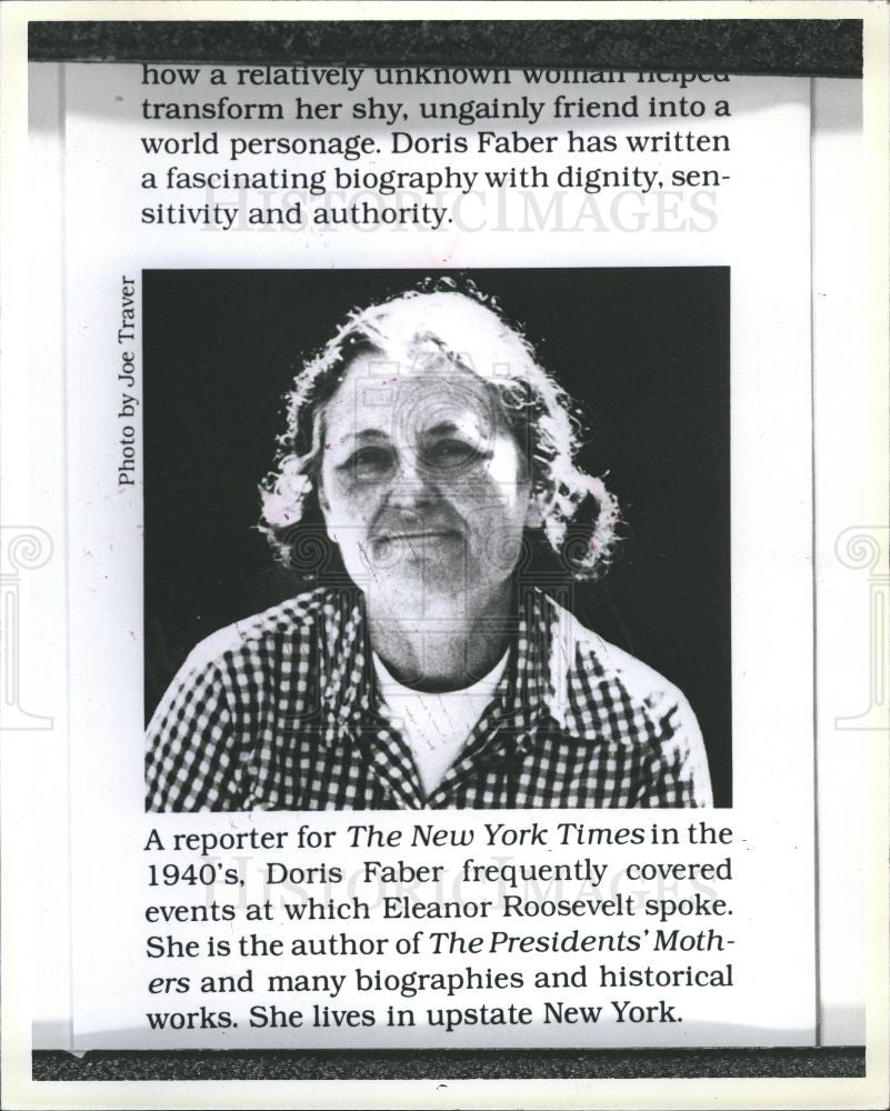 1980 Press Photo Doris Faber biographies - Historic Images