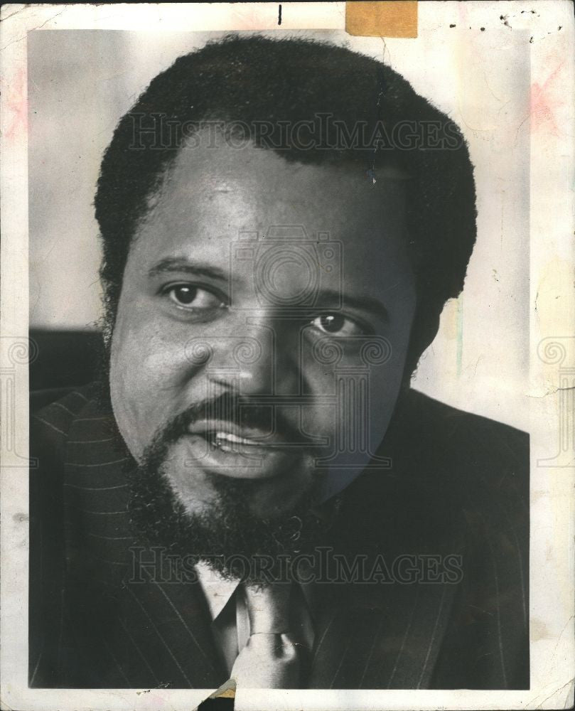 1983 Press Photo Berry Gordy American record produce - Historic Images