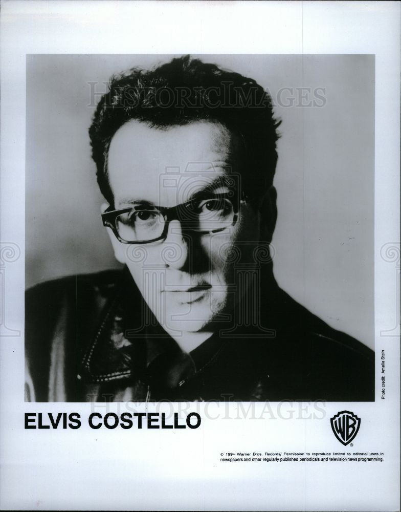 1994 Press Photo Elvis Costello Singer Songwriter - Historic Images