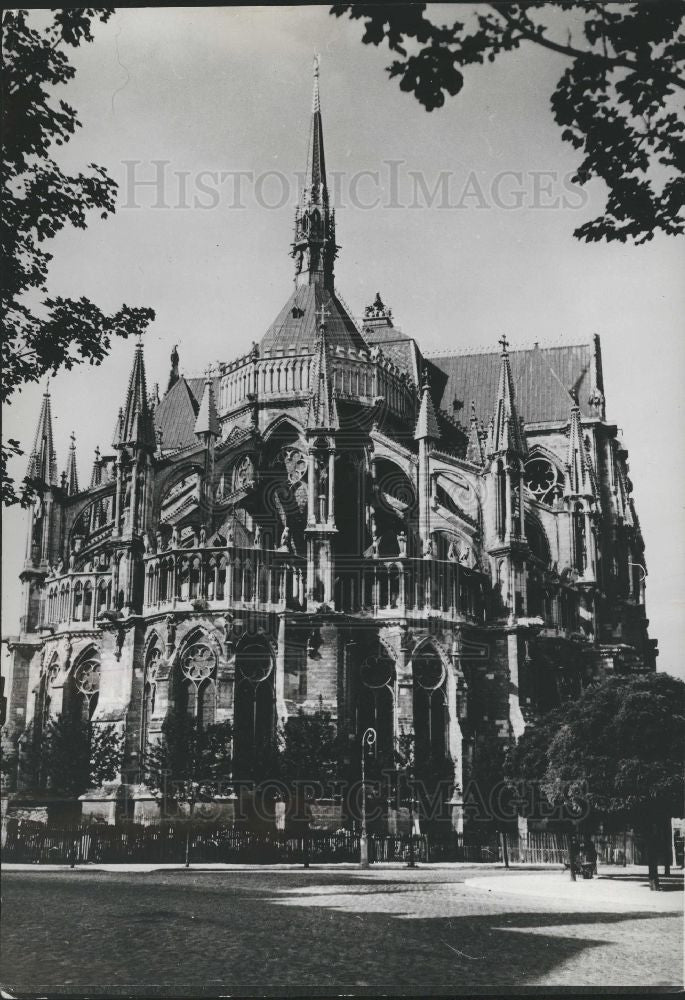 Press Photo Reims Cathedral - Historic Images