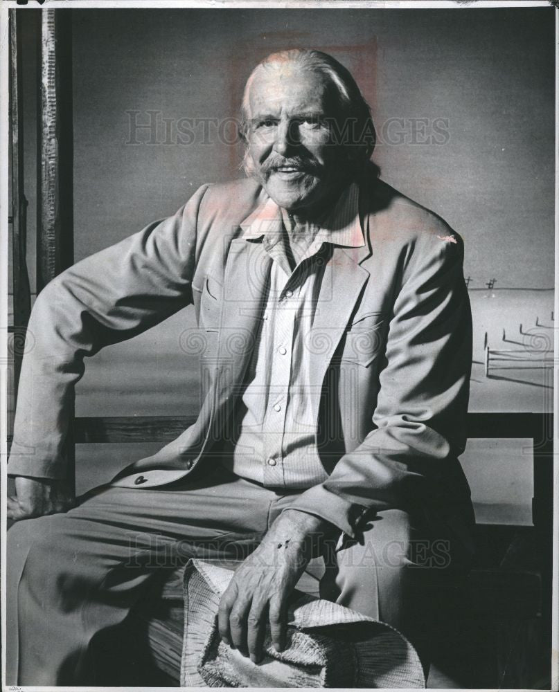 1969 Press Photo Will Geer Actor - Historic Images